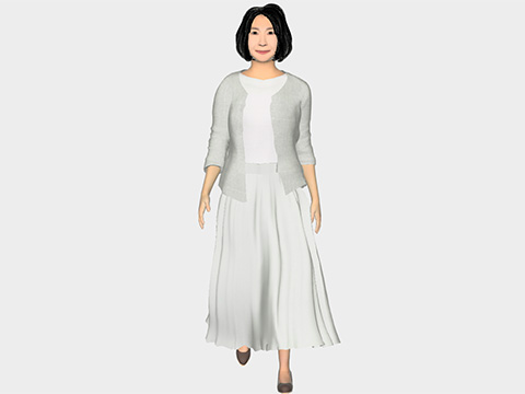 中年 女性 (私服)
