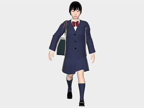 中高生 女子 (制服)