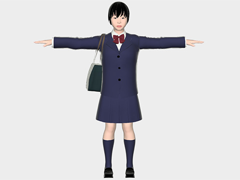 中高生 女子 (制服)