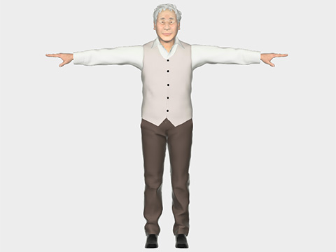 高齢 男性 (私服)
