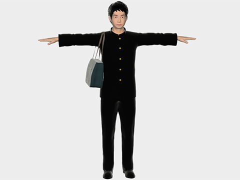中高生 男子 (制服)