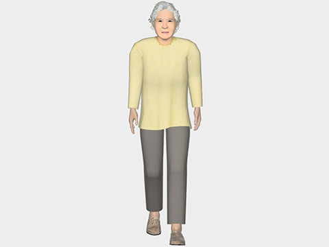 高齢 女性 (私服)
