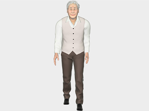 高齢 男性 (私服)